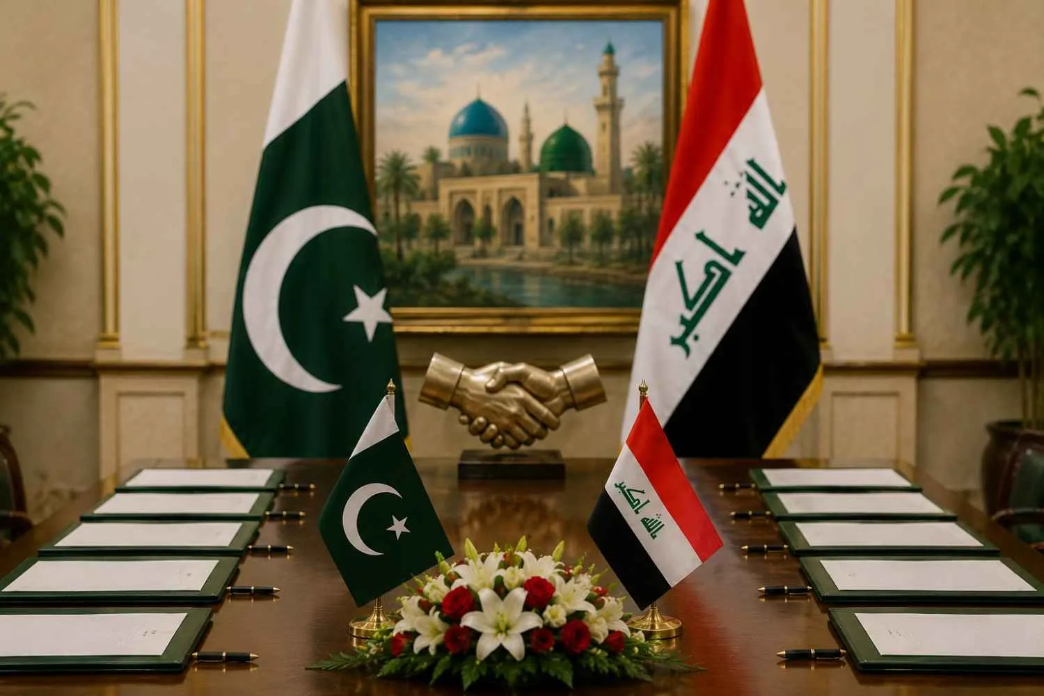 Pakistan, Iraq prepare 10 agreements on trade and connectivity.