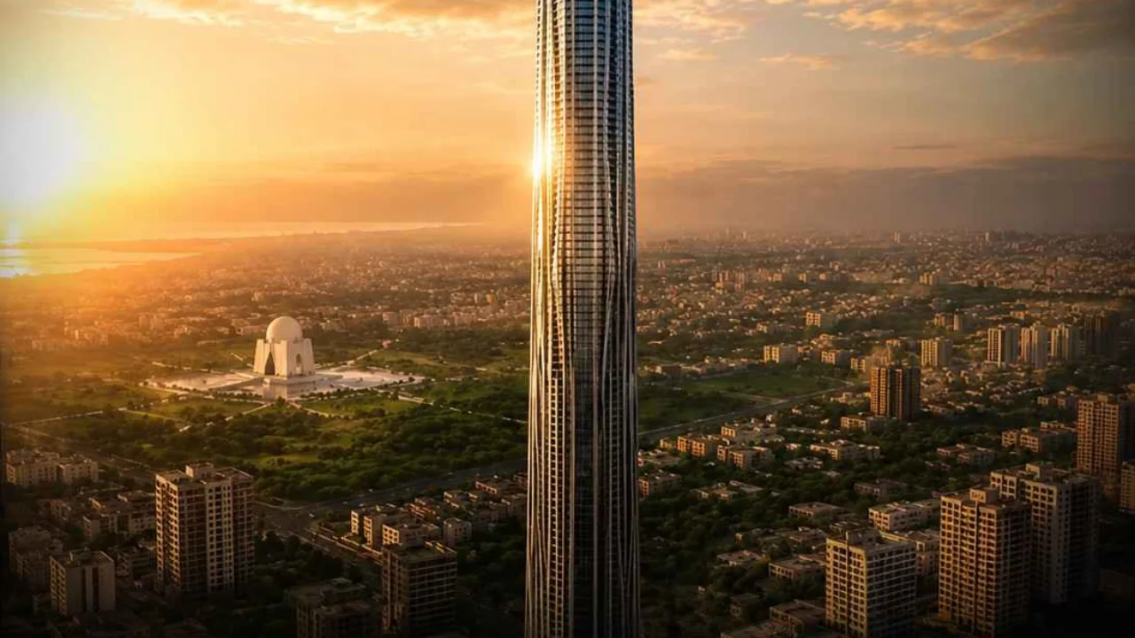 Pakistan Plans 941-Foot Burj-e-Quaid Tower in Karachi
