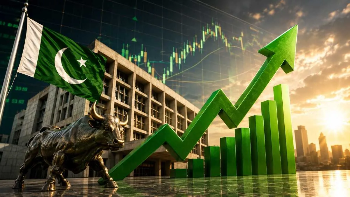 Pakistan Stock Exchange Surges As KSE-100 Index Hovers Near Record Highs