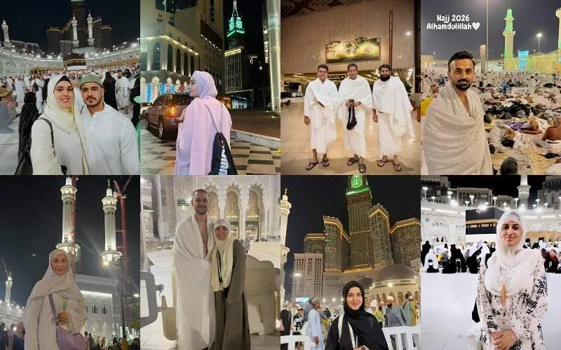 Pakistani Celebrities Perform Hajj 2026 Journey