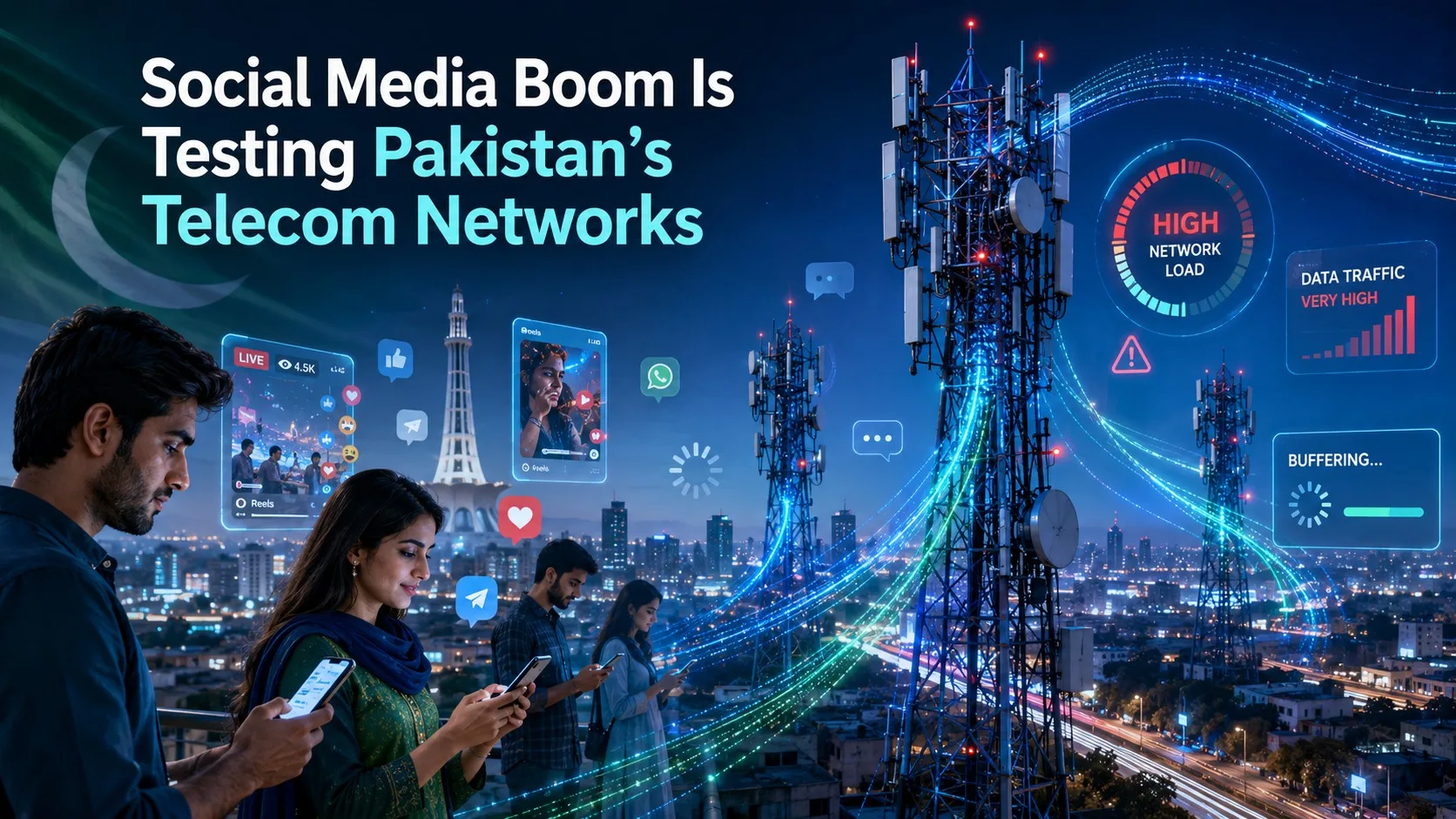 Social Media Boom Is Testing Pakistan’s Telecom Networks
