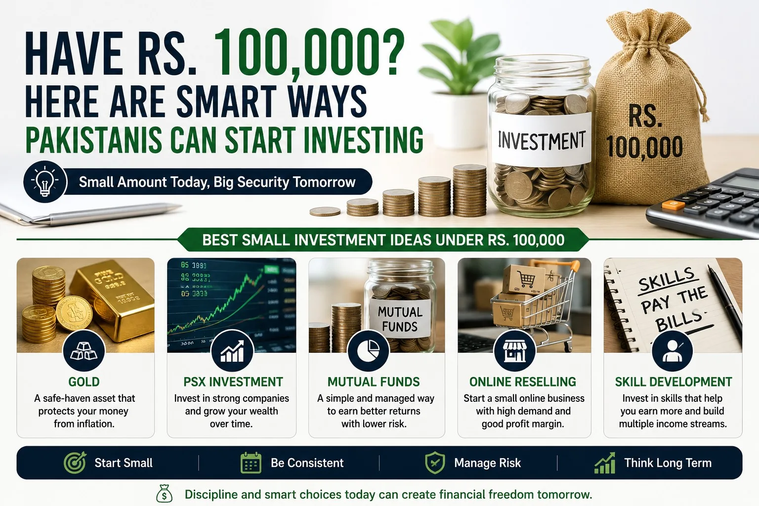 Have Rs. 100,000? Here Are Smart Ways Pakistanis Can Start Investing