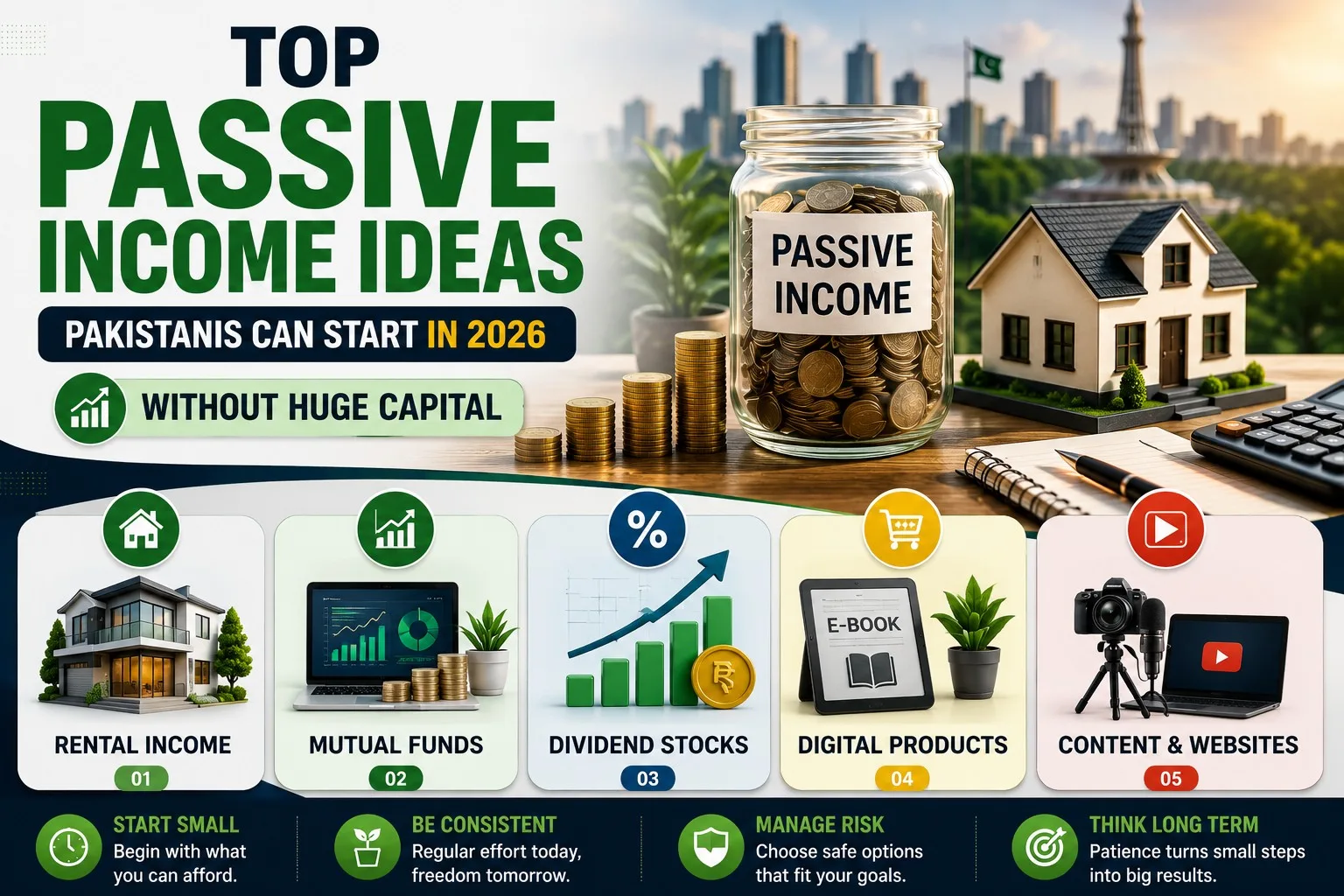 Top Passive Income Ideas Pakistanis Can Start in 2026 Without Huge Capital