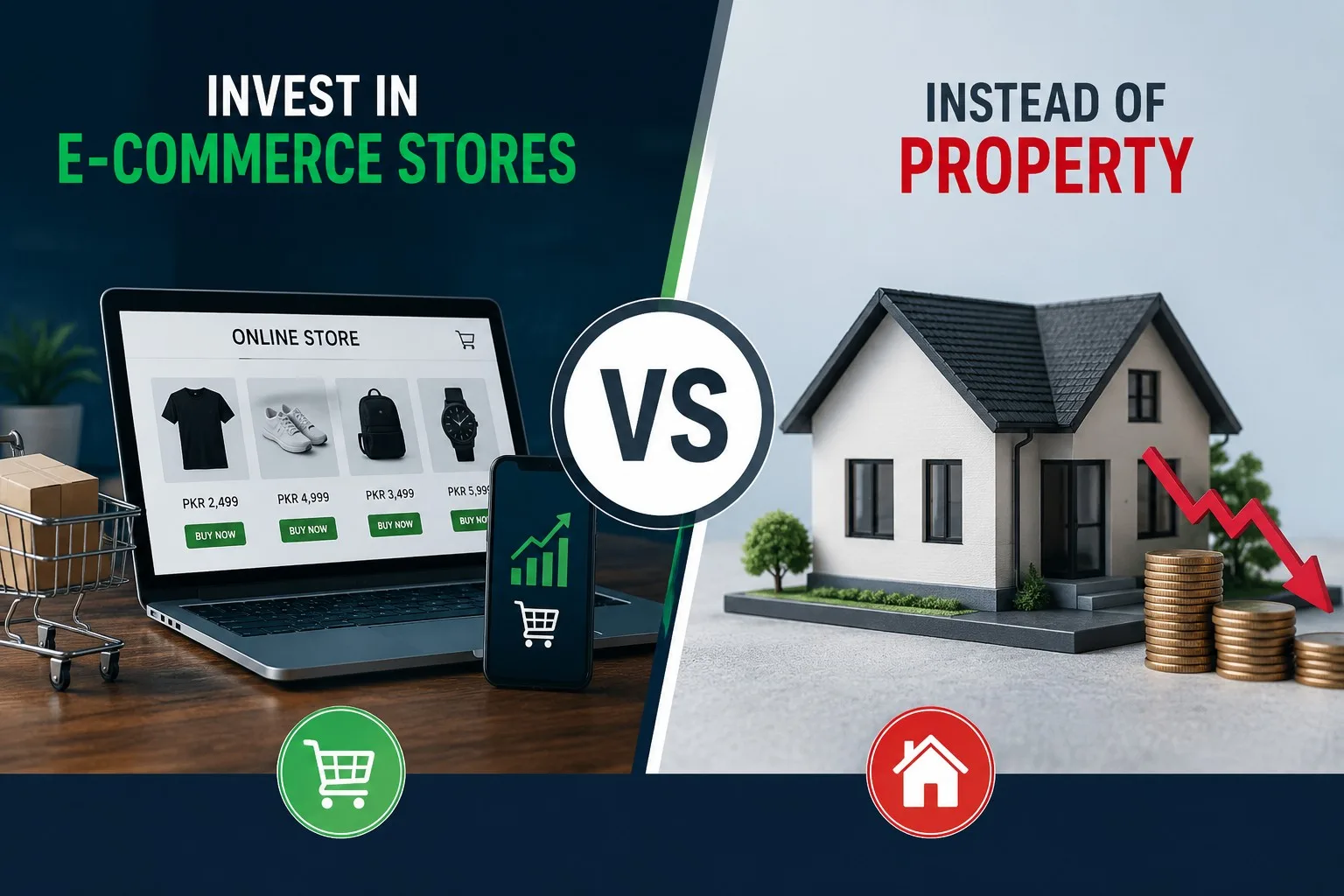 E-Commerce Stores vs Property: Is Digital Business the Smarter Investment Now?