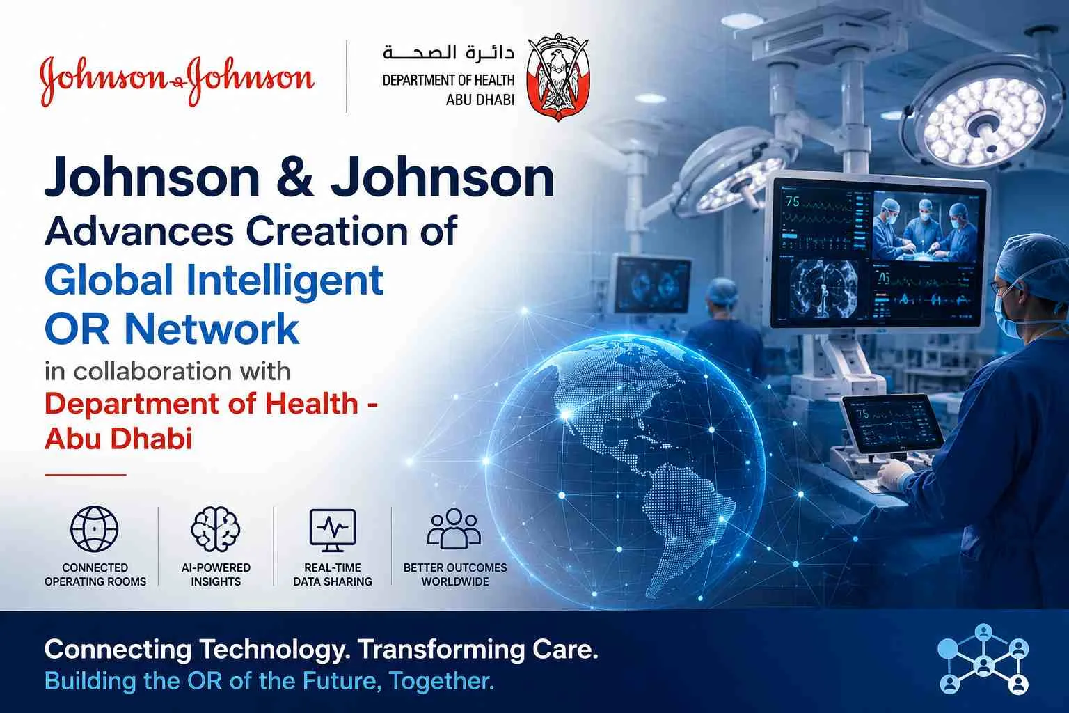 Johnson & Johnson Advances Creation of Global Intelligent OR Network in collaboration with Department of Health - Abu Dhabi