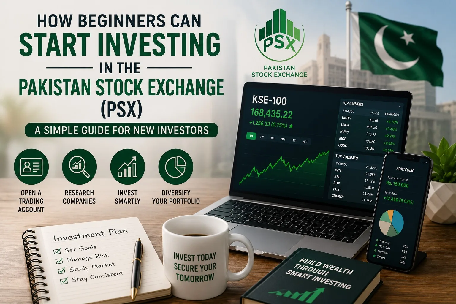 How Beginners Can Start Investing in the Pakistan Stock Exchange (PSX)