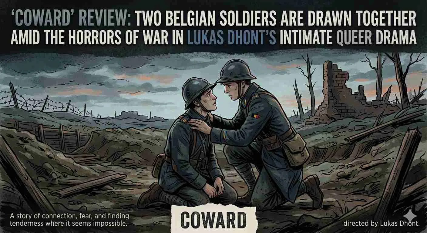 ‘Coward’ review: Two Belgian soldiers are drawn together amid the horrors of war in Lukas Dhont’s intimate queer drama