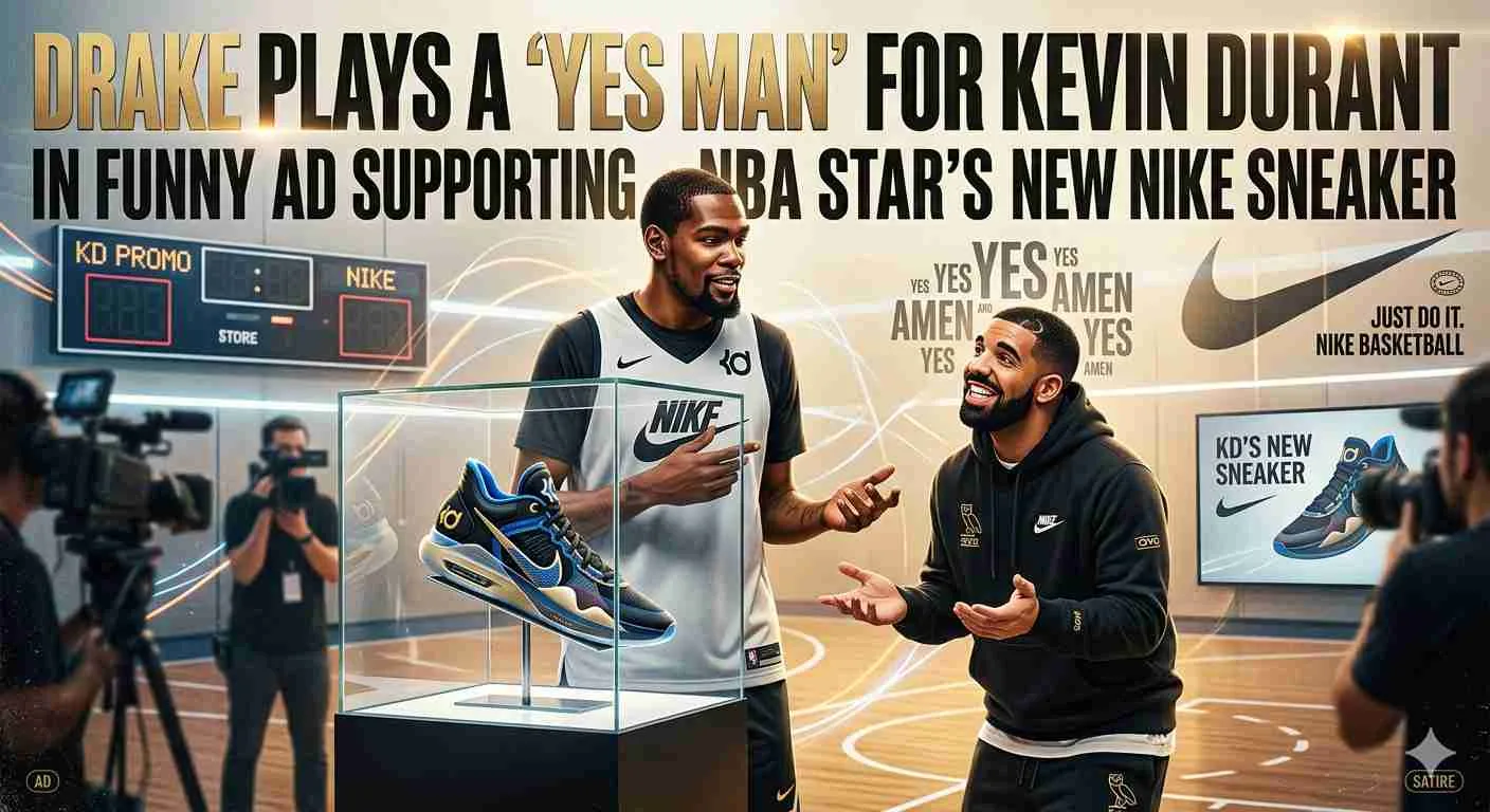 Drake Plays a ‘Yes Man’ for Kevin Durant in Funny Ad Supporting NBA Star’s New Nike Sneaker