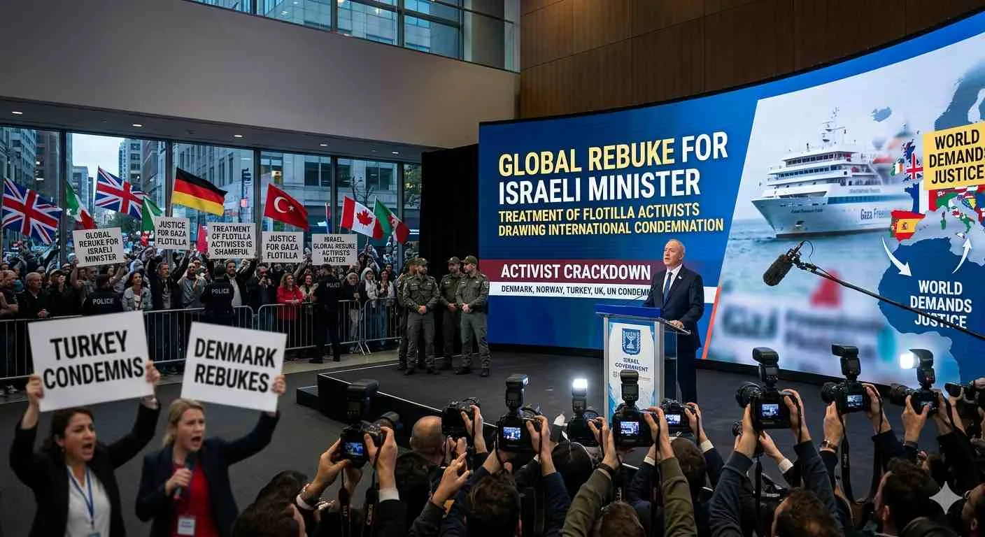 Israeli minister draws global rebuke over treatment of flotilla activists