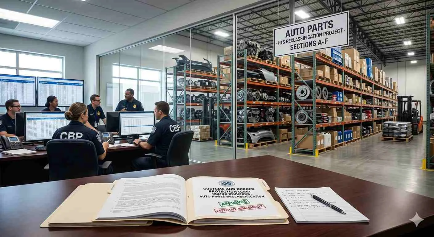 CBP Revises Rulings to Reclassify Auto Parts