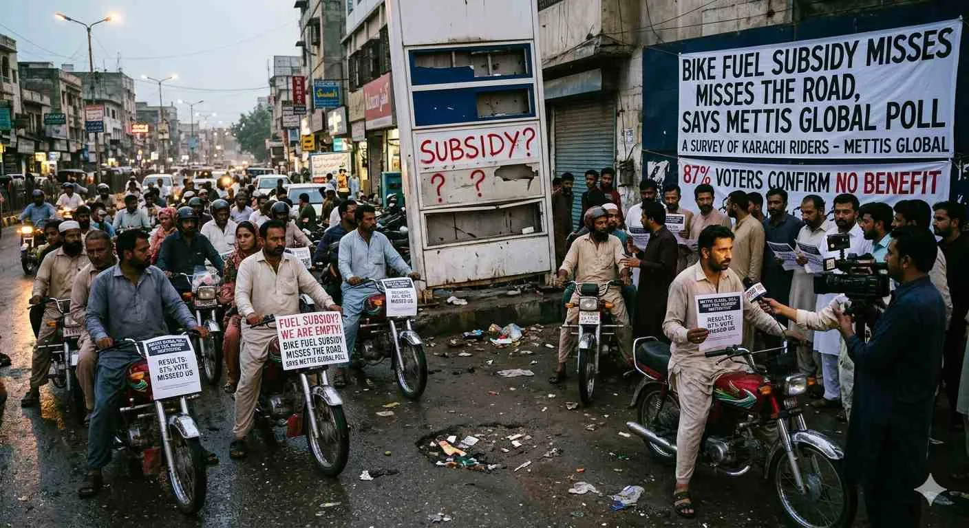 Bike fuel subsidy misses the road, says Mettis Global poll