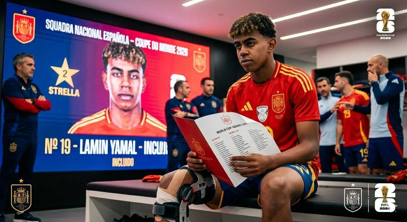 Injured Yamal Named in Spain’s World Cup Squad