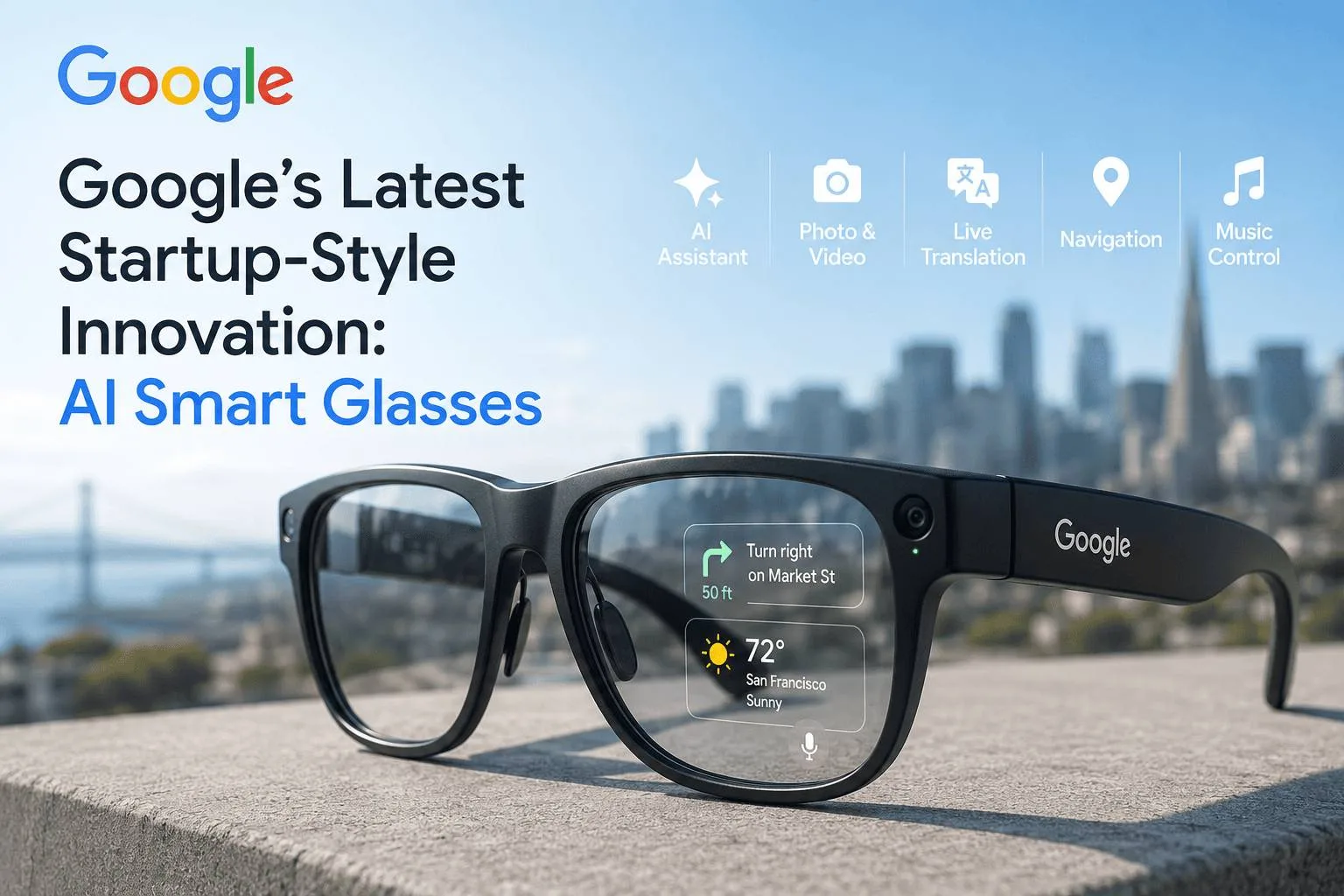 Google’s Latest Startup-Style Innovation: AI Smart Glasses