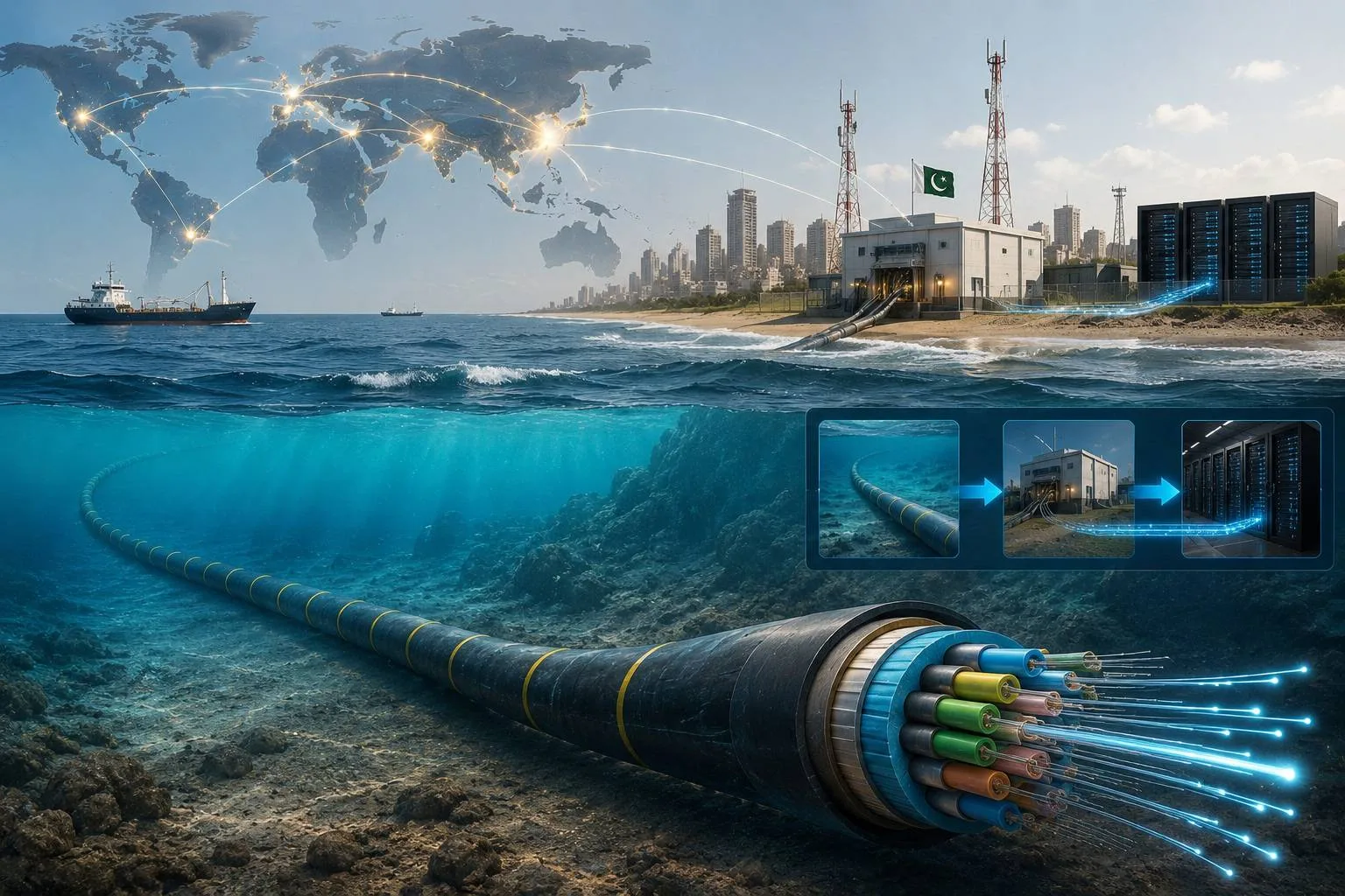 How Undersea Internet Cables Connect Pakistan To The World
