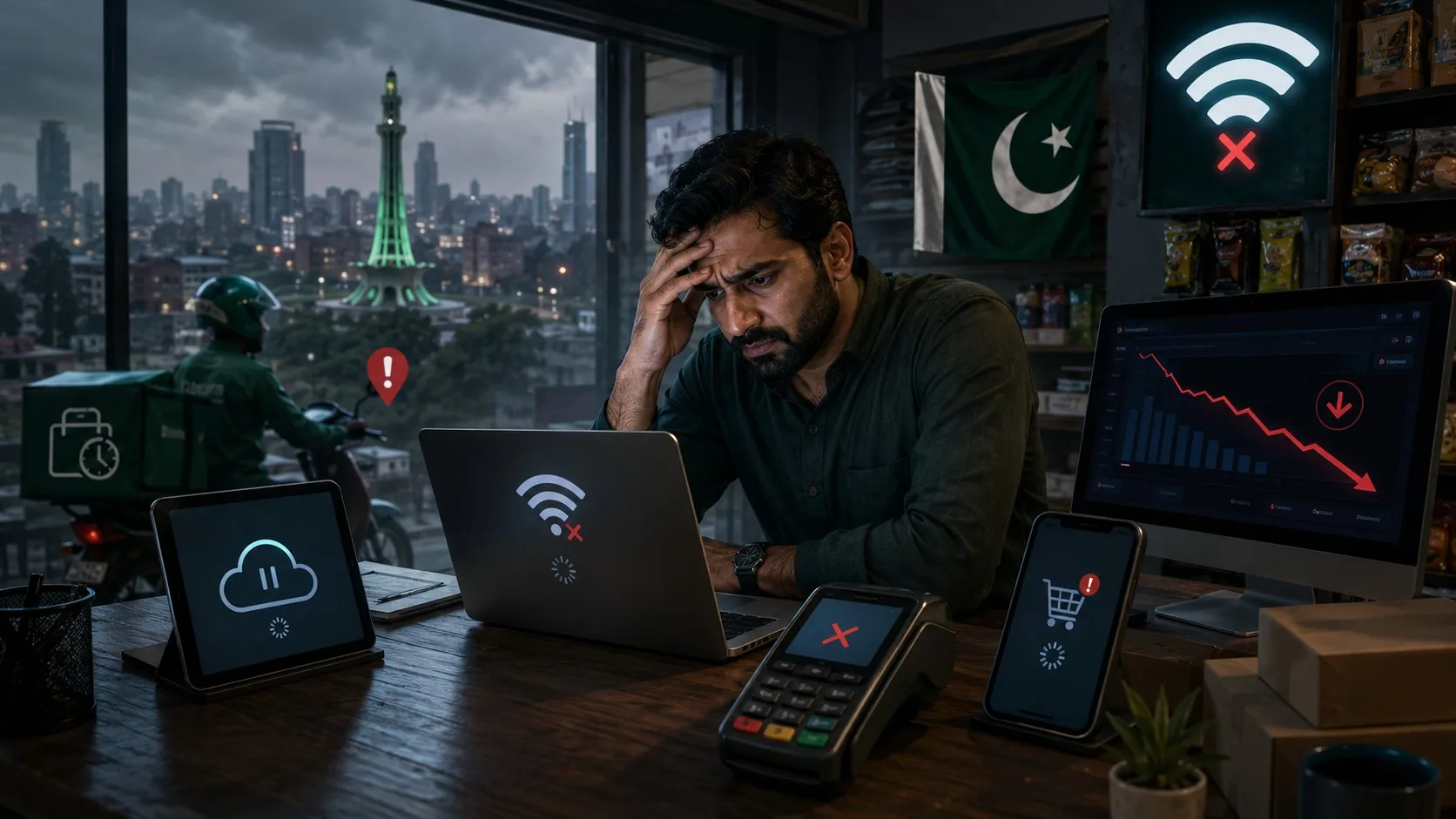 Internet Outages Are Quietly Draining Pakistan’s Businesses