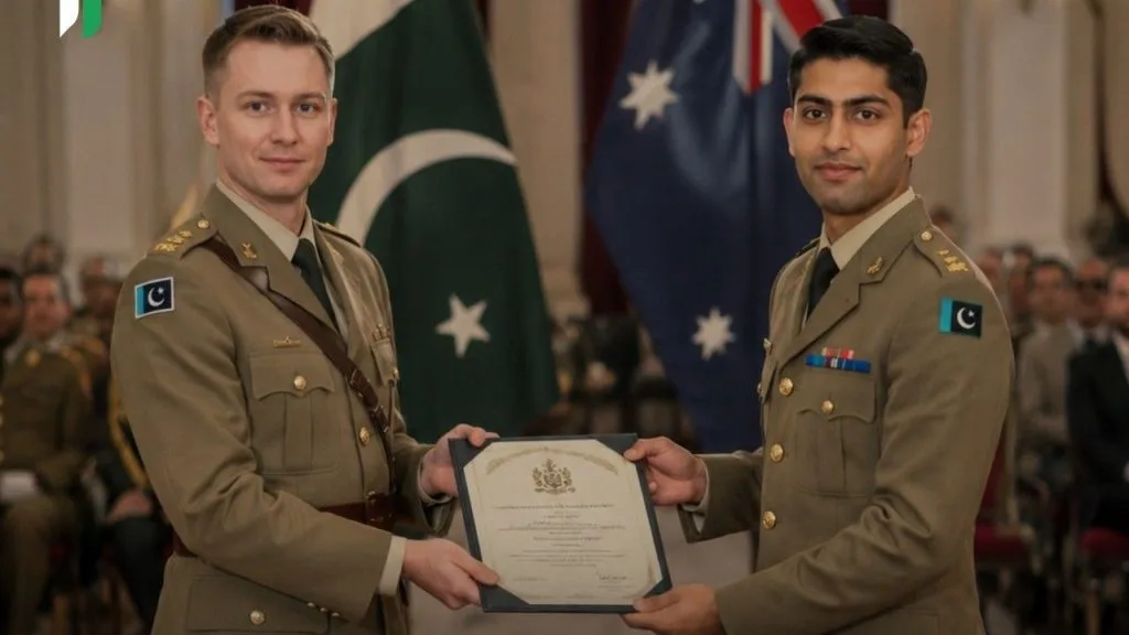 Pakistan Army Cadet Wins Top Award in Australia
