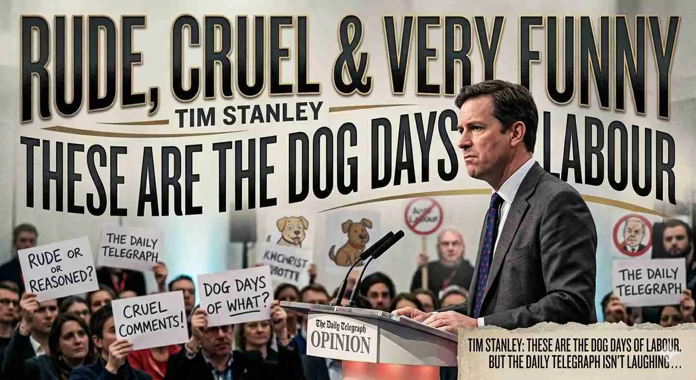 Tim Stanley Rude, cruel and very funny, these are the dog days of Labour