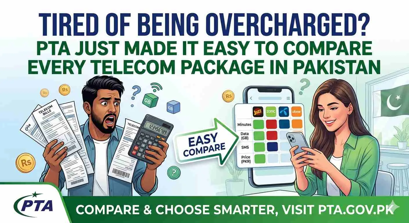 Tired of Being Overcharged? PTA Just Made It Easy to Compare Every Telecom Package in Pakistan
