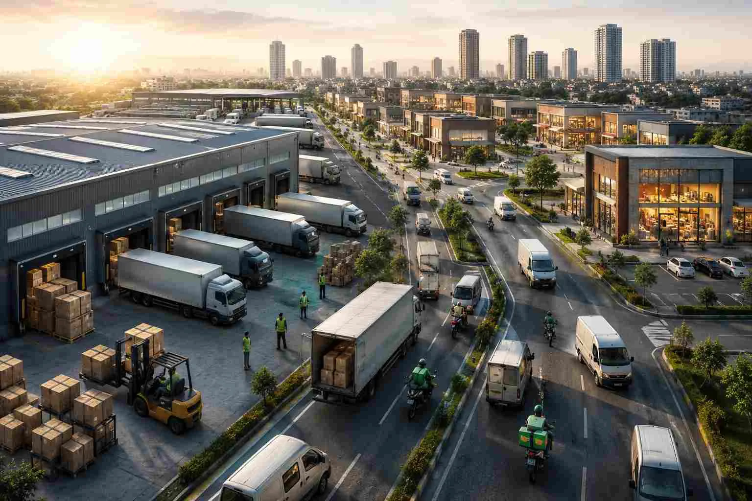 Transportation Management for Retail Outlet Development.