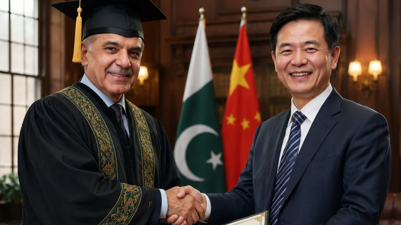 PM Shehbaz Sharif Receives Honorary China Honor