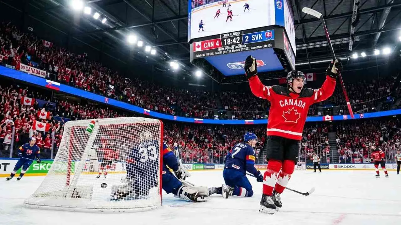 Men’s 2026 IIHF World Championship: Canada Score Four in Final Period to Beat Slovakia