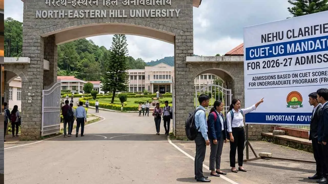 NEHU Clarifies CUET-UG Mandatory for 2026-27 Admissions