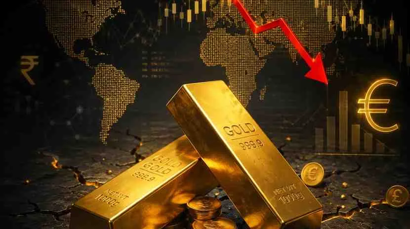 Gold Prices Fall Rs15,500 Per Tola in Pakistan
