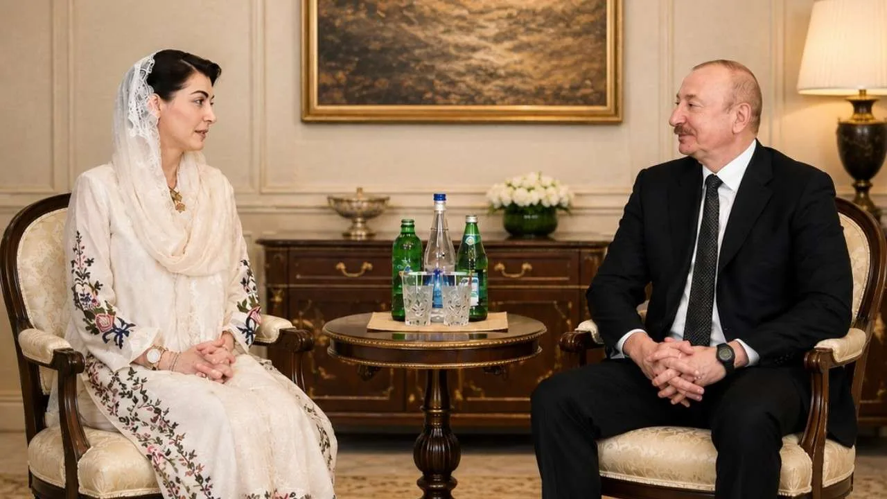 Maryam Nawaz Meets Azerbaijan President on Investment