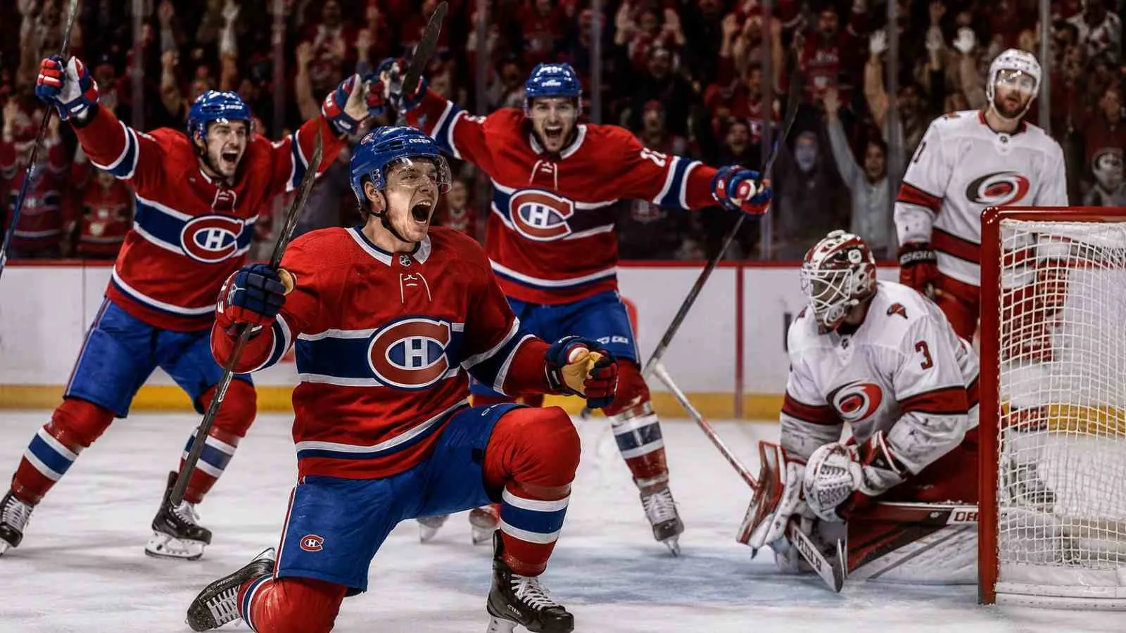 Canadiens Blast Hurricanes Early to Win ECF Game 1