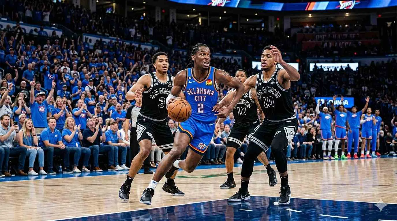 Gilgeous-Alexander Powers Thunder Past Spurs in Game 3