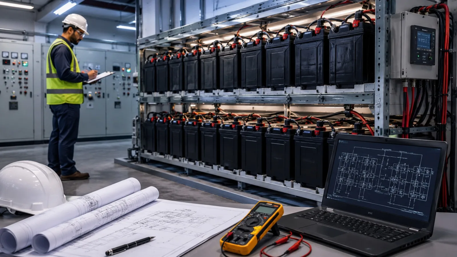 110 V DC Battery Bank
