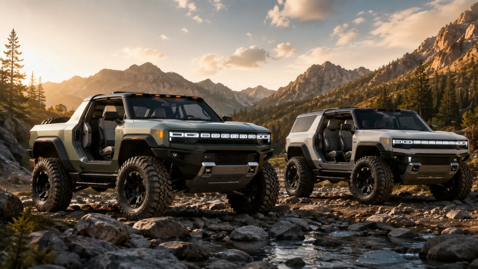 GMC Hummer X Truck and SUV Concepts Envision Smaller, More Capable Off-Roaders