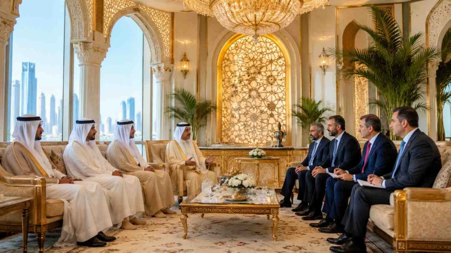 PM Tells Qatars Taameer Group Steps Taken Remove Barriers SIFC