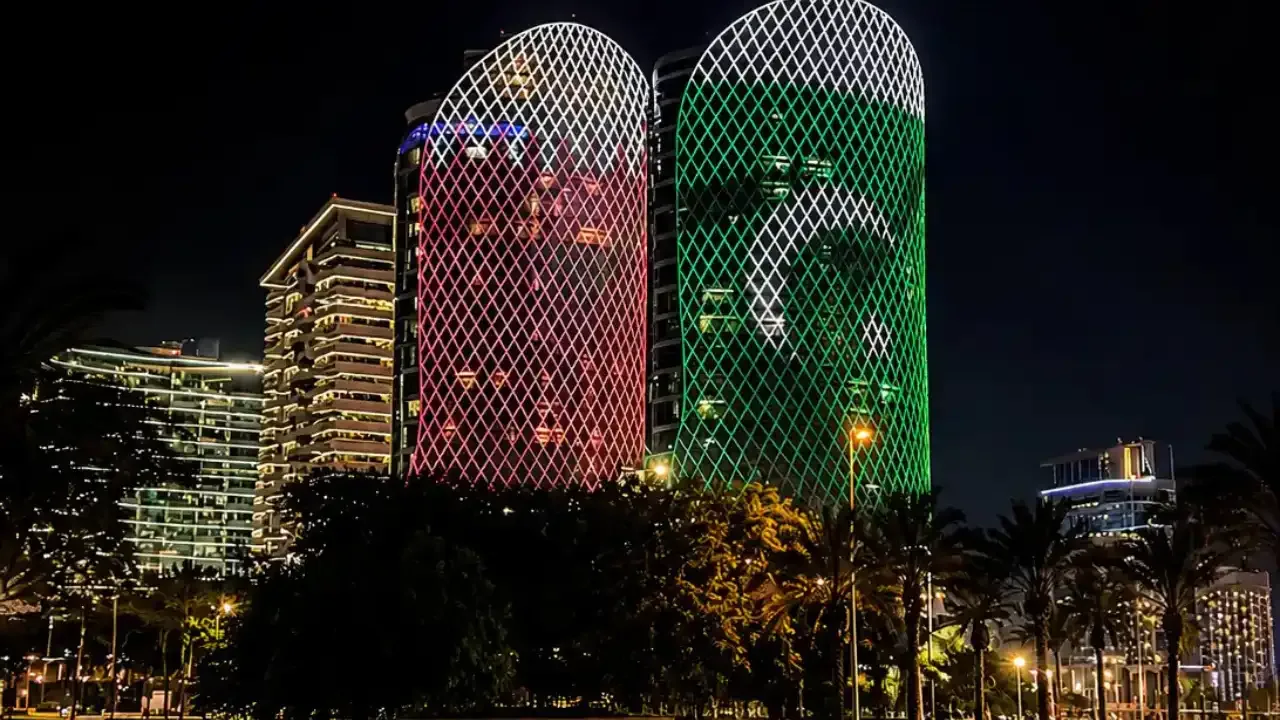 Qatar Lights Up Towers in Support of Pakistan on Marka-e-Haq