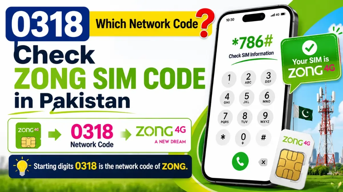 0318 Which Network Code? Check Zong SIM Code in Pakistan