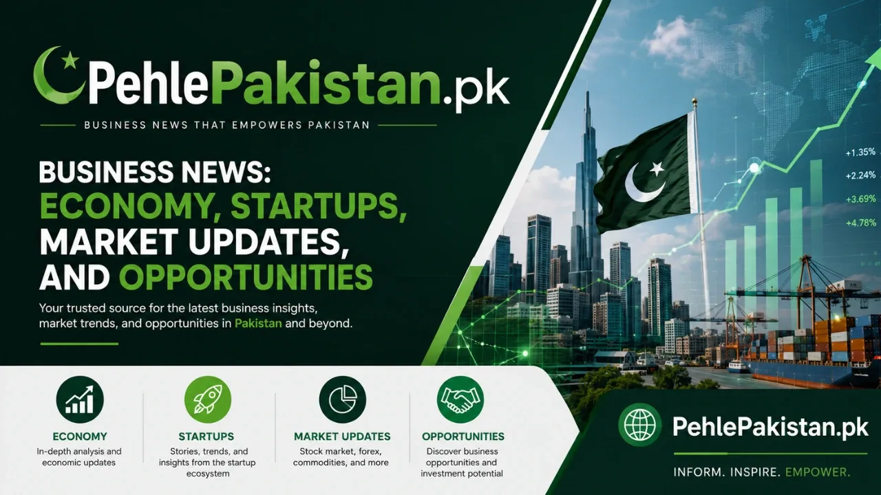 PehlePakistan.pk Business News: Economy, Startups, Market Updates, and Opportunities
