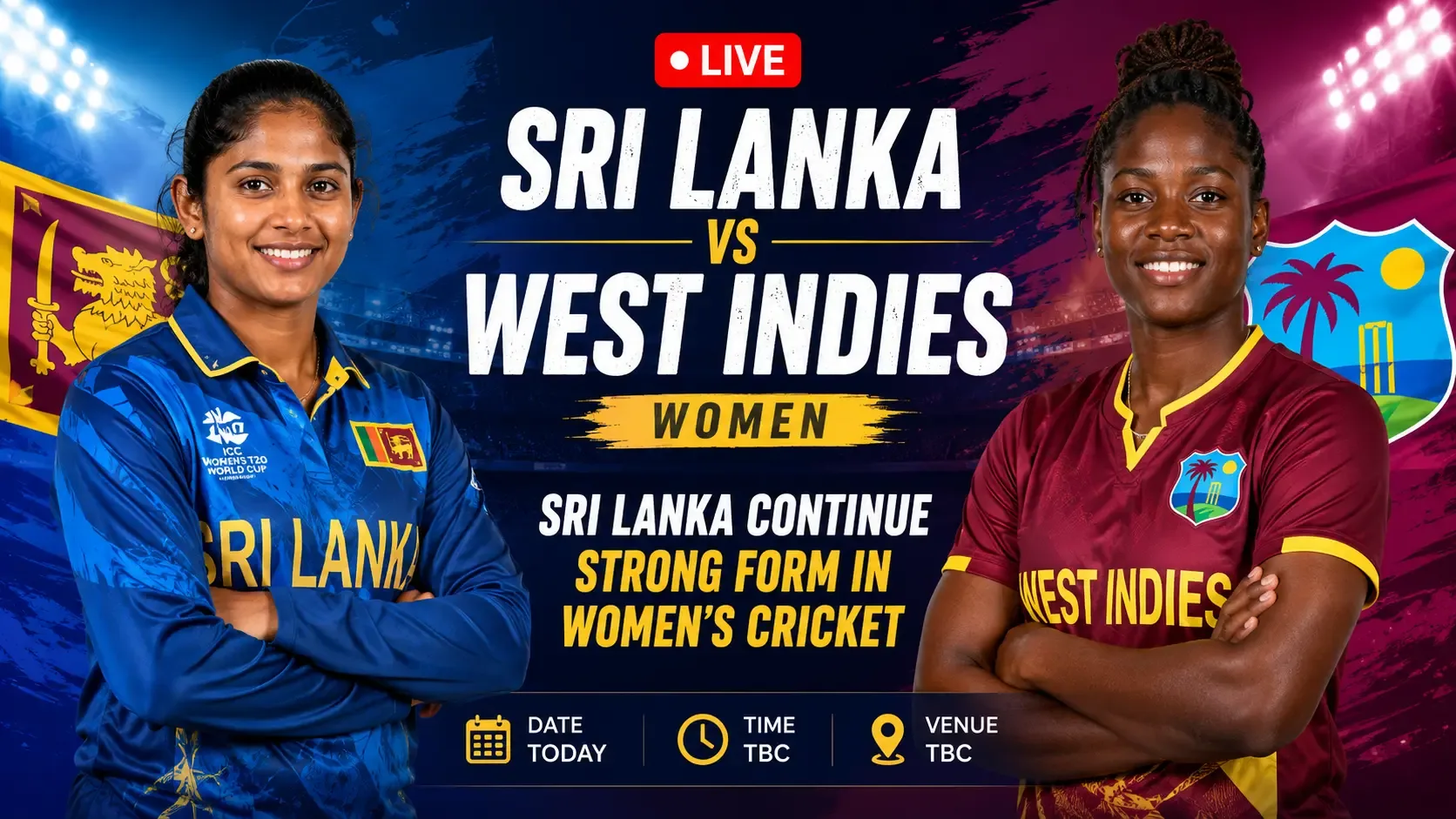 Sri Lanka Women vs West Indies Women Match Overview