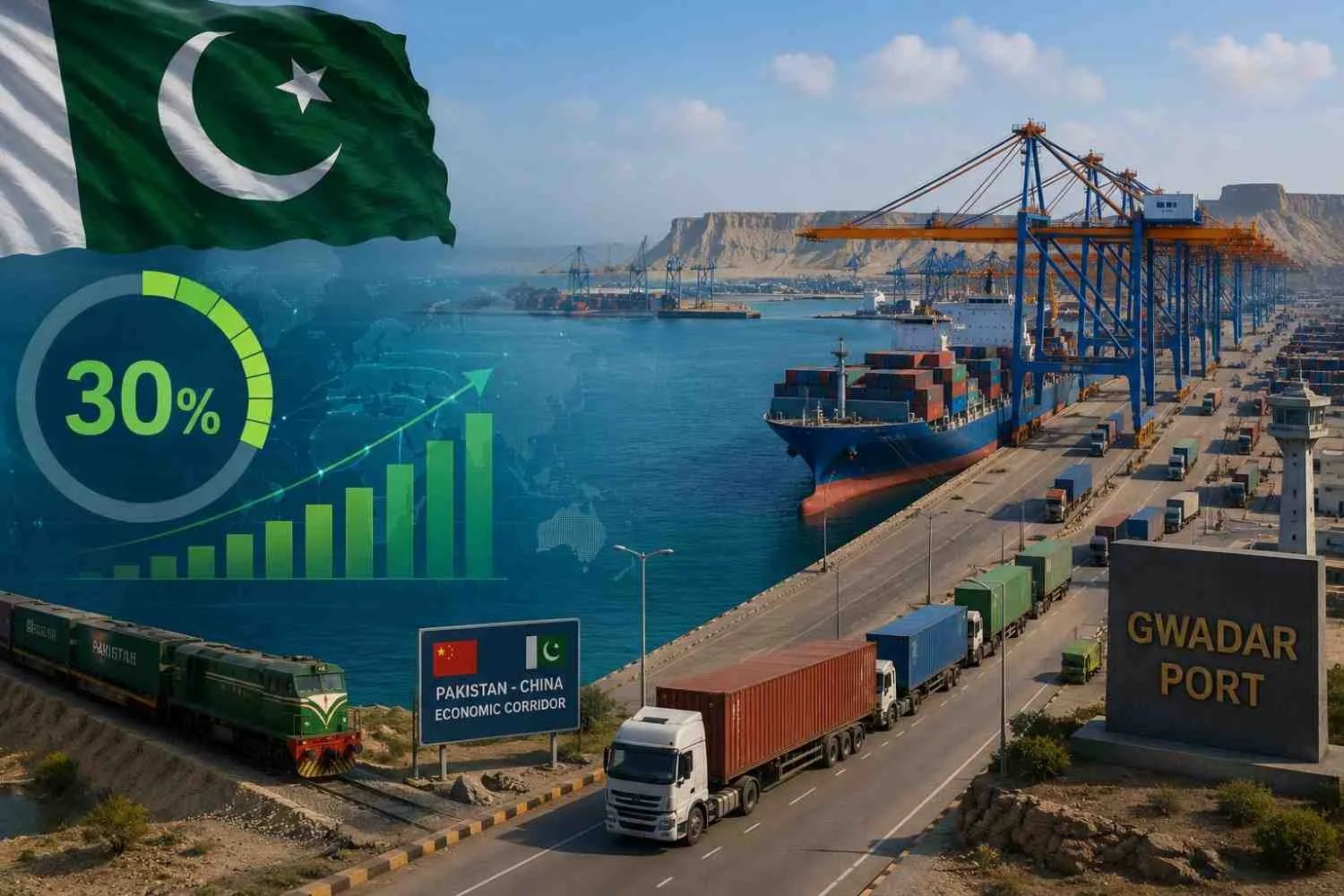 Gwadar Port Utilisation Reaches 30% Amid Trade Corridor Push