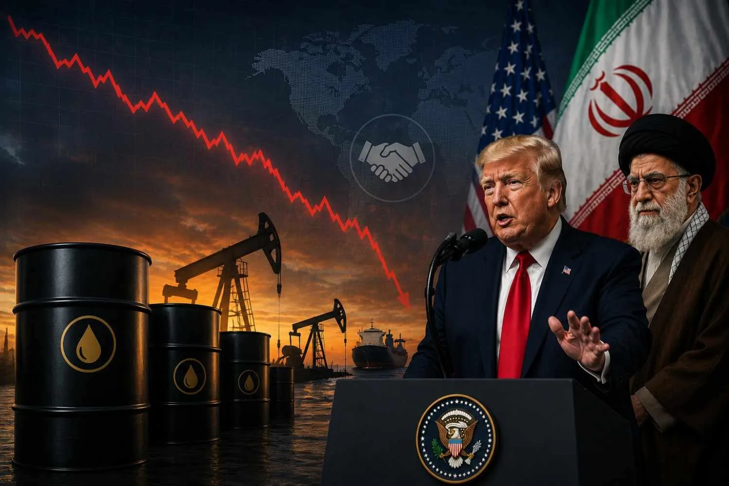 Oil Prices Slip as Trump Signals Ongoing Iran Talks