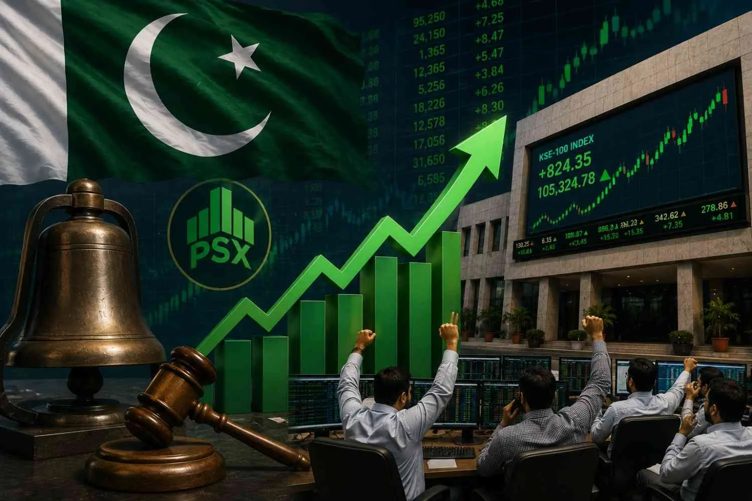 PSX Rebounds Strongly as KSE-100 Index Gains Over 800 Points