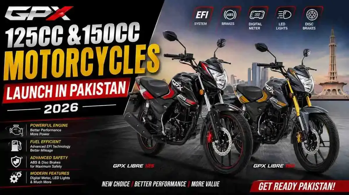 GPX 125cc & 150cc Motorcycles Launch in Pakistan 2026