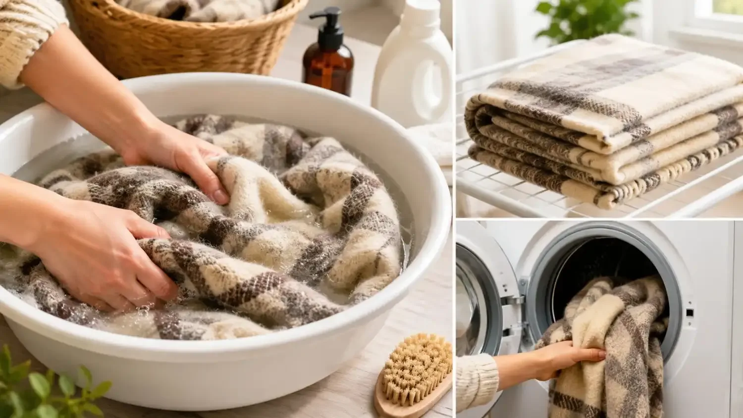 How to Wash a Wool Blanket Without Shrinking It Safely