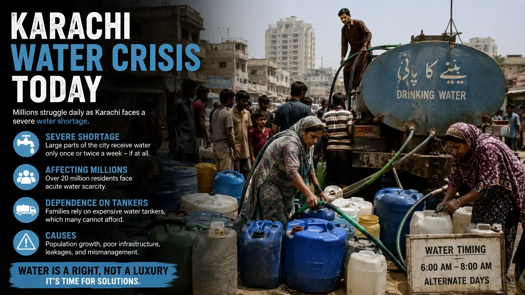 Karachi Water Crisis Today