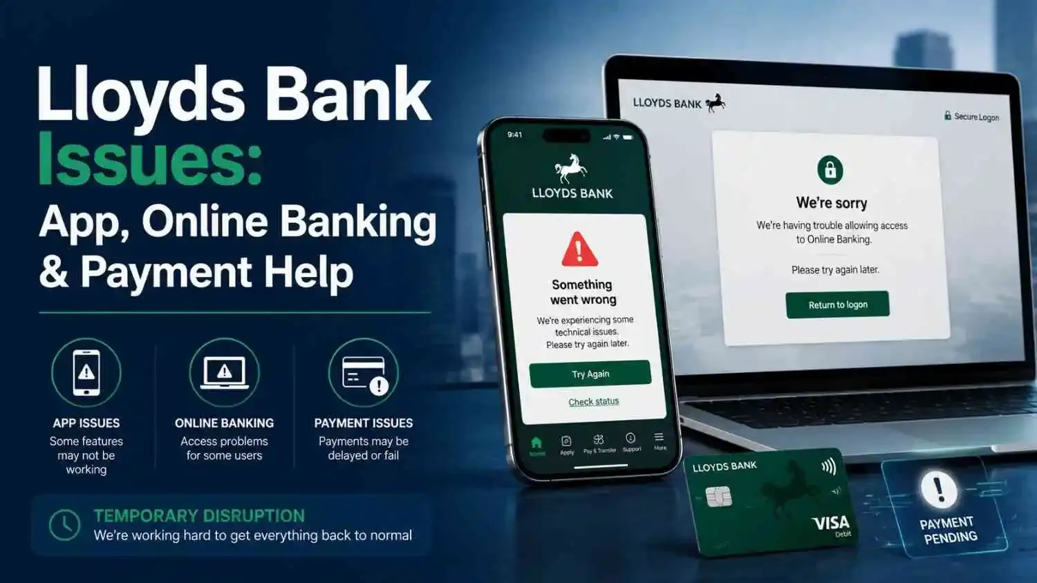 Lloyds Bank Issues: App, Online Banking & Payment Help