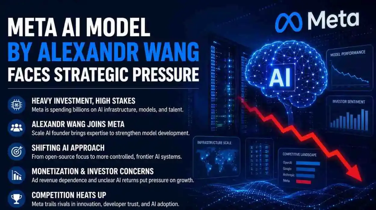 Meta's Muse Spark AI Model by Alexandr Wang Faces Strategic Pressure