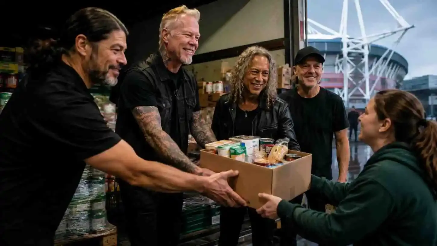 Metallica Donates £20,000 to Cardiff Foodbank After Stadium Gig