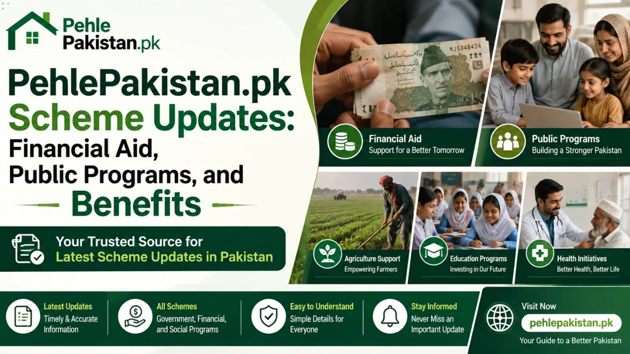 PehlePakistan.pk Scheme Updates: Financial Aid, Public Programs, and Benefits
