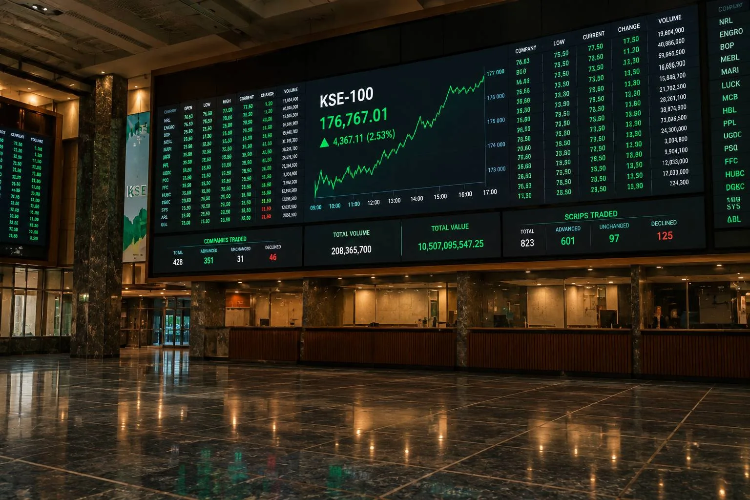 PSX Surges 4,400 Points on US-Iran Peace Deal News