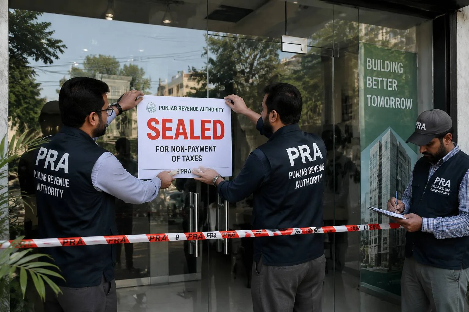 Punjab Revenue Authority Seals 15 Developers’ Offices
