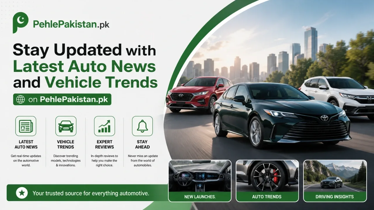Stay Updated with Latest Auto News and Vehicle Trends on PehlePakistan.pk